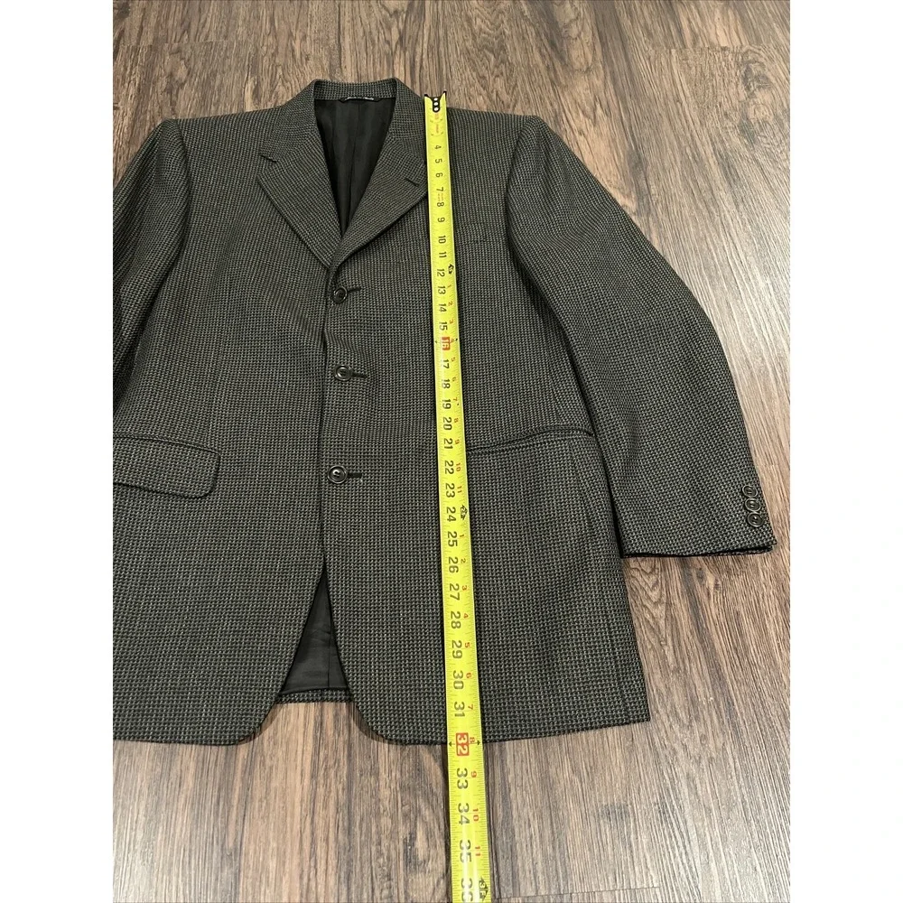 Canali Proposta Mens Brown Italy Wool Blazer Sport Coat Size 50R EUC